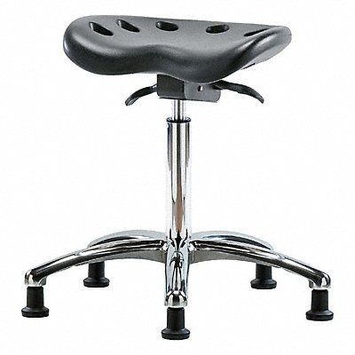BLUE RIDGE ERGONOMICS PTMBSOCRNFRGBLK Tractor Stool 300 lb Cap. Black