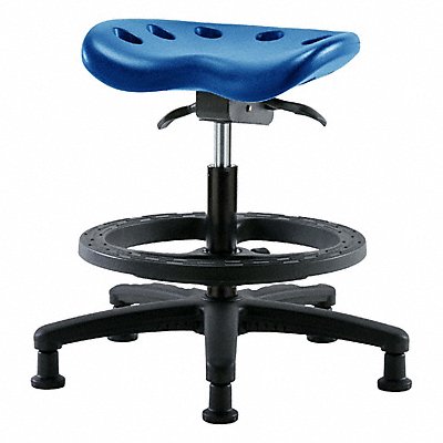 BLUE RIDGE ERGONOMICS PTMBSORGBFRGBLU Tractor Stool 300 lb Cap. Blue