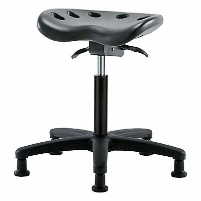 BLUE RIDGE ERGONOMICS PTMBSORGNFRGBLK Tractor Stool 300 lb Cap. Black