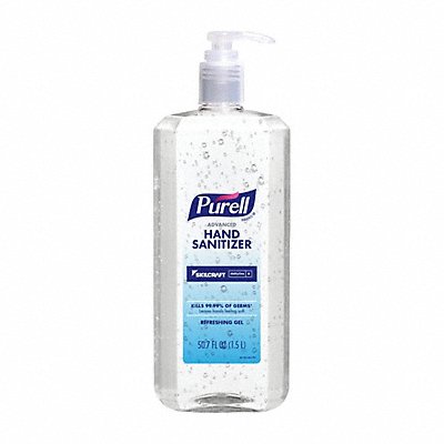 SKILCRAFT 8520015793825 Hand Sanitizer Pump Bottle 1.5 L PK 4