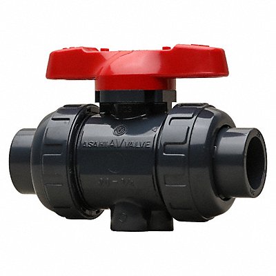 ASAHI 1605020 Manual 2-Way Ball Valve Socket PVC