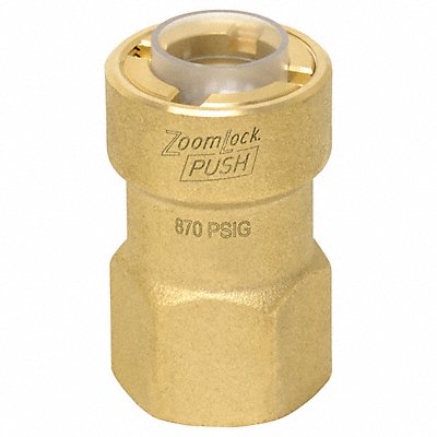 PARKER PZKPRF414SAE Push-to-Connect HVAC Fitting Brass