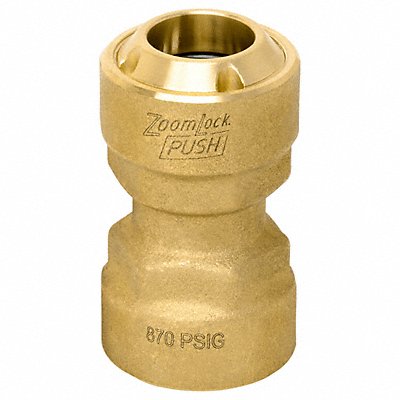 PARKER PZKPC10HNBR58COUPLING Push-to-Connect HVAC Fitting Brass