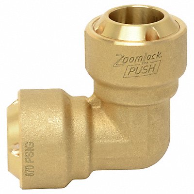 PARKER PZKP90E4HNBR14ELBOW Push-to-Connect HVAC Fitting Brass