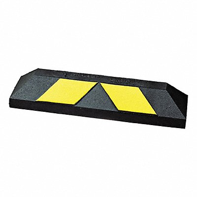 GRAINGER GNRS1319YB Car Stop Black/Yellow 4 H x 22 L