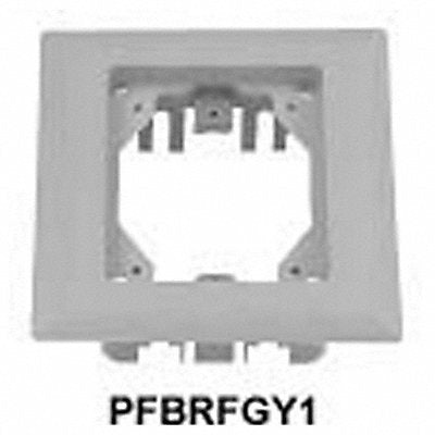 HUBBELL WIRING DEVICE-KELLEMS PFBRFGY1 Floor Box Carpet Flange 1-Gang