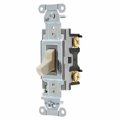 HUBBELL CS115I Wall Switch Ivory 15 A Side Single Pole