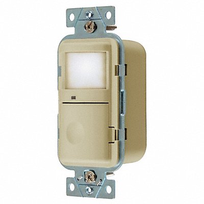 HUBBELL WIRING DEVICE-KELLEMS WS1000NI Occ Snsr NL PIR 120V AC Ivory