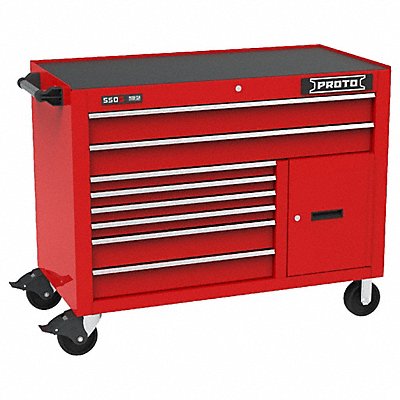 PROTO J555041B8RD1S Rolling Tool Cabinet Red Gloss Finish