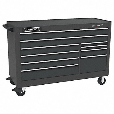 PROTO J556646B10DB Rolling Tool Cabinet Black Matte Finish