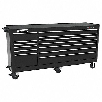 PROTO J558846B13BK Rolling Tool Cabinet Black Gloss Finish