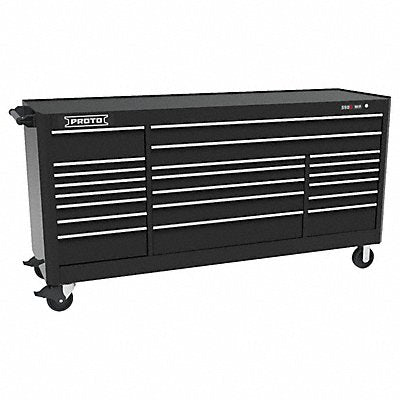 PROTO J558846B21BK Rolling Tool Cabinet Black Gloss Finish
