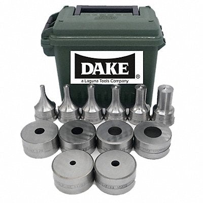 DAKE CORPORATION 304089 Punch and Die Kit 8 Steel