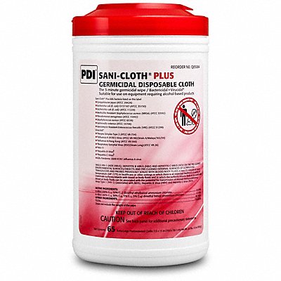 PDI Q85084 Disinfecting Wipes 65 ct Canister