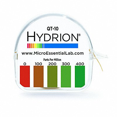 HYDRION QT10 Test 15 ft L 0 to 400 ppm Quat Amm PK10