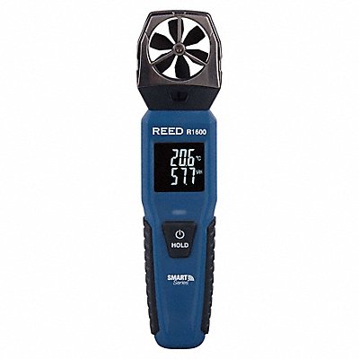 REED INSTRUMENTS R1600 Anemometer 118 to 4 921fpm -4 to 140F