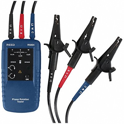 REED INSTRUMENTS R5004 Phase/Motor Rotation Tester CAT III 600V