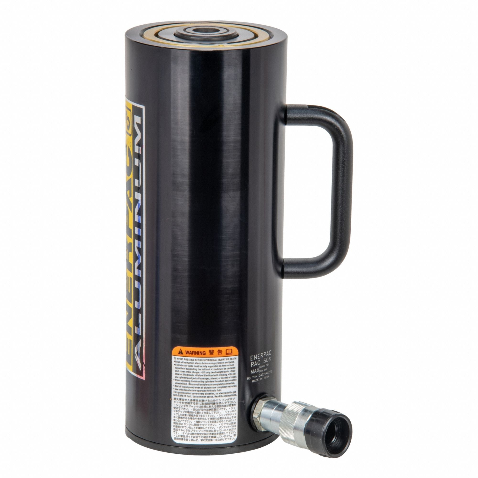 ENERPAC RAC508 ALUMINUM CYLINDER 50T 200MM STROKE