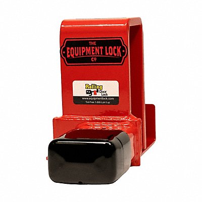 EQUIPMENT LOCK COMPANY RDLCLock Lock Hardened Steel 3 Overall H