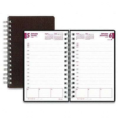 BROWNLINE CB634VBLK Daily Planner Duraflx Black