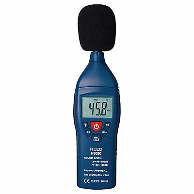 REED INSTRUMENTS R8050NIST Sound Level Meter Max Frequency 8 kHz