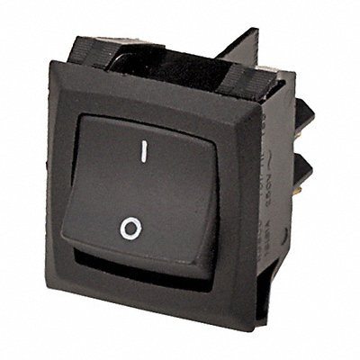 CARLING TECHNOLOGIES RGSCA211RBBO Rocker Switch NoLens/Lamp Black Off/On