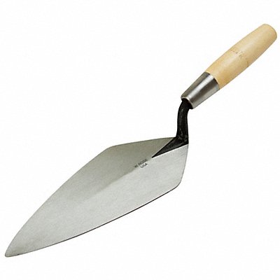 KRAFT TOOL RO11611 London Trowel 11inL 4 3/4inW CarbonSteel