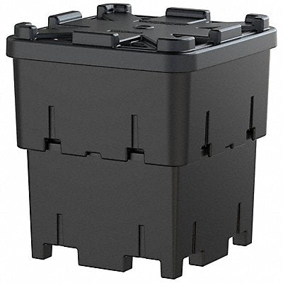 R B WIRE PRODUCTS INC. ROTO920BLK Bulk Containers 48-1/2 H 44 L 44 W Blk
