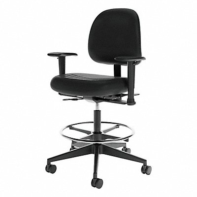 CRAMER RPMH42522B Task Chair 27-1/2 W Black Foam 350lb