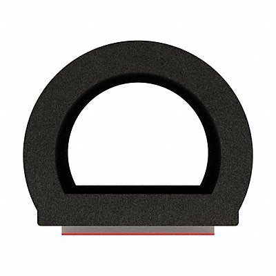 FAIRCHILD RS102350 Foam Rubber Seal w/Adhesive Back 0.76 in