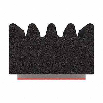 FAIRCHILD RS102550 Foam Rubber Seal w/Adhesive Back 0.38 in