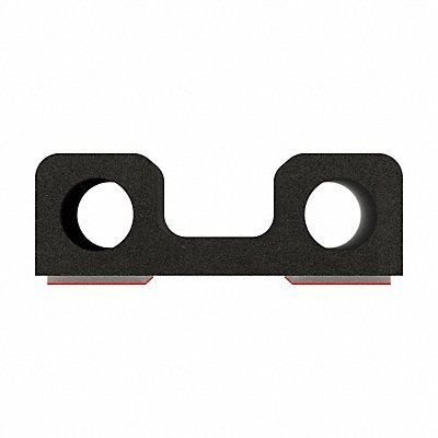 FAIRCHILD RS103750 Foam Rubber Seal w/Adhesive Back 0.5 in