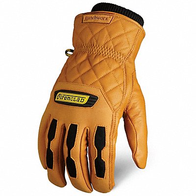 IRONCLAD PERFORMANCE WEAR RWDi05XL Leather Gloves A1 Full Finger ANSI XL PR