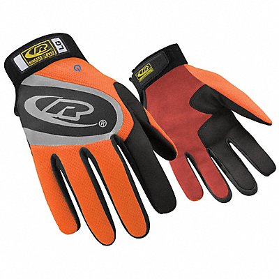 RINGERS GLOVES 13607 Mechanics Gloves Hi-Vis 7 PR