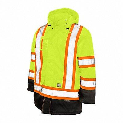 TOUGH DUCK S17611 High Visibility Jacket M Yellow/Green