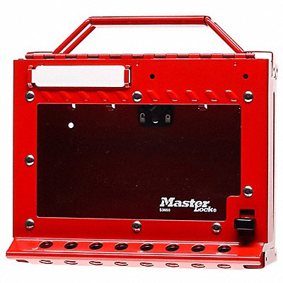 MASTER LOCK S3650 Group Lockout Box 6-7/8 H x 8-3/8 W