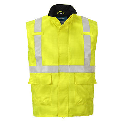 Portwest S776 Bizflame Rain Hi-Vis Anti-Static FR Bodywarmer
