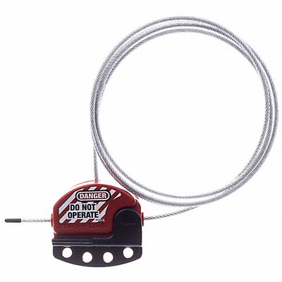 MASTER LOCK S806 Adjustable Cable Lockout 6 ft Cable
