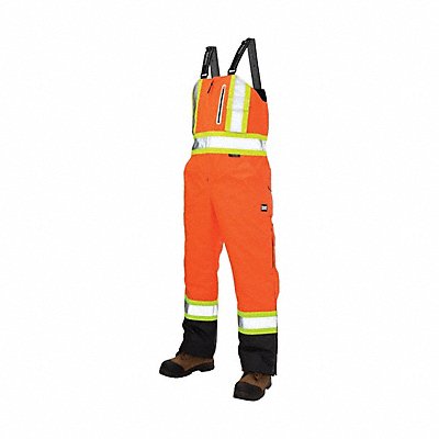 54GX96 TOUGH DUCK S87611 Bib Overalls Mens Waist 36 to 38