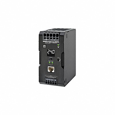 OMRON S8VKR20 Pwr Supply DIN Rail Mount 125 mm H 24 A