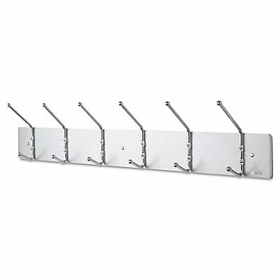 SAFCO 4162 Metal Wall Rack 6 Ball-Tipped Double-Ho