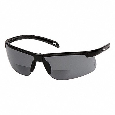PYRAMEX SB8620R15TM Reader Safety Glasses GrayLens +3.0