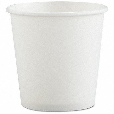 SOLO CUP 374W2050 Disposable Hot Cup 4oz White Solo PK1000