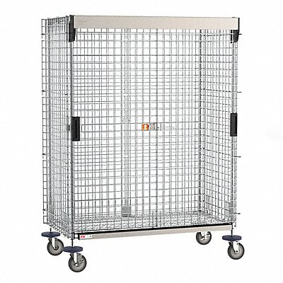 METRO SEC55ECSL Mobile Security Unit Silver Steel
