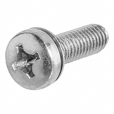 USA INDUSTRIALS ZSCRW23468 SEMS Machine Screw PK 25