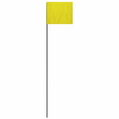 HY-KO PRODUCTS SF21YL Marking Flag Yellow Solid Pattern PK25