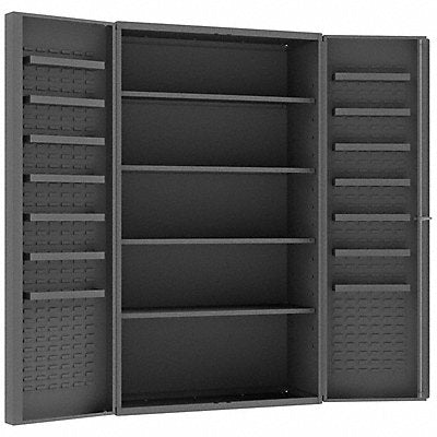 DURHAM MFG SJCDLP4S14DS95 Bin Cabinet 84 x48 x24 Grey 0Bns