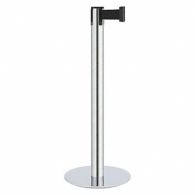 LAVI 4440703BK Barrier Post Steel Satin