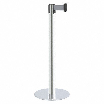 LAVI 4440703GY Barrier Post Steel Satin