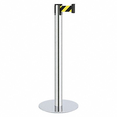 LAVI 4440703SF Barrier Post Steel Satin